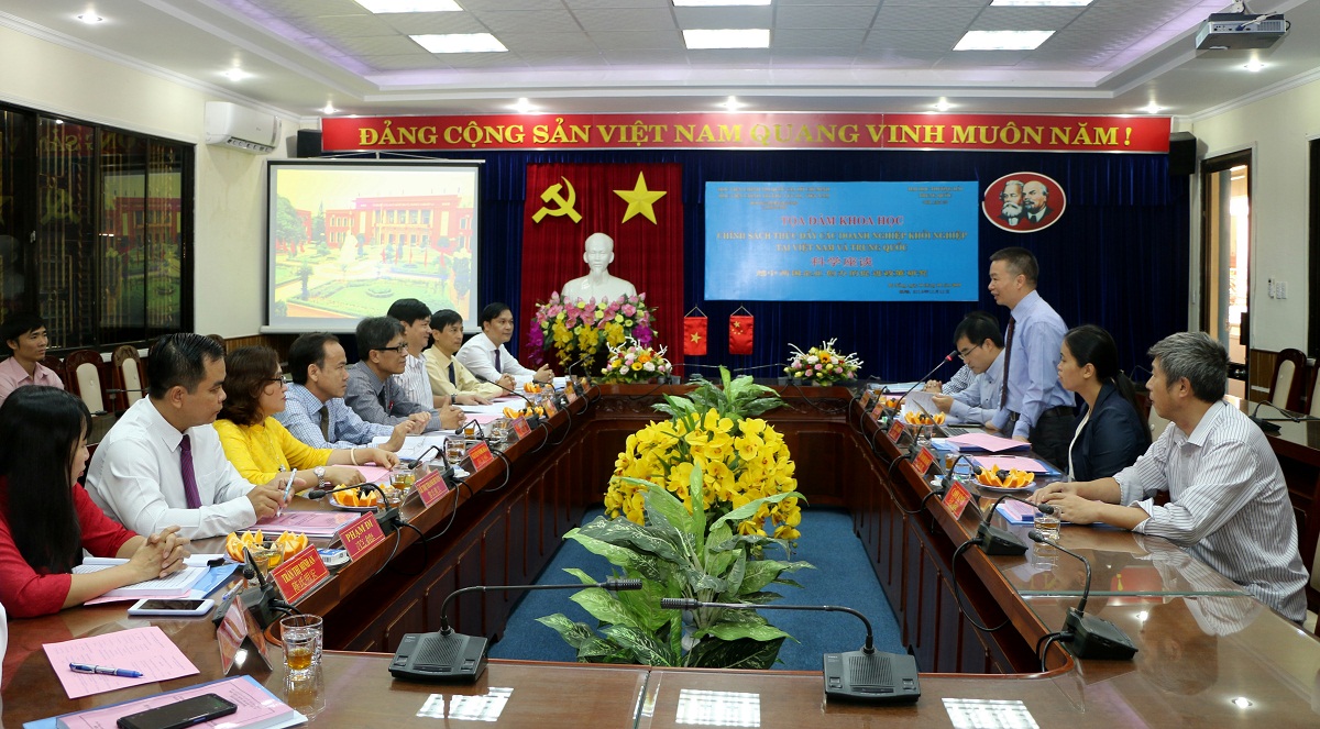 Tọa đàm khoa học: “Chính sách thúc đẩy các doanh nghiệp khởi nghiệp tại Việt Nam và Trung Quốc”